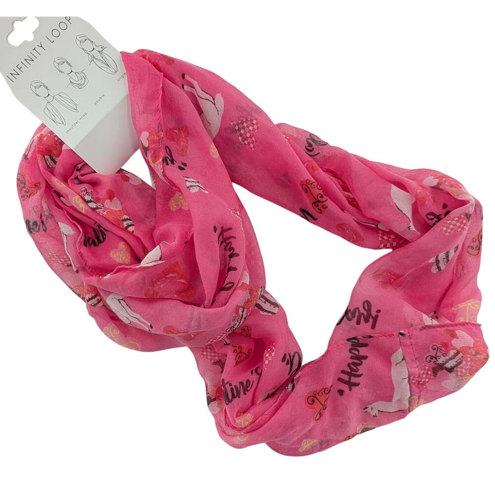 Valentines Day Animal Heart Scarf by Collection Eighteen - Picture 4 of 9
